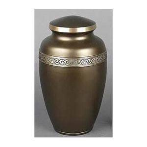 Urne de crémation de couleur noire de conception raisonnable, murale commémorative sculptée à la main, taille Standard, cendres humaines pour adultes - Product Image 3