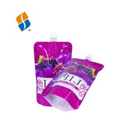 Pochette souple personnalisée Feiao avec bec verseur, réutilisable, scellée, pour jus et boissons, emballage plastique Doypack avec bec verseur