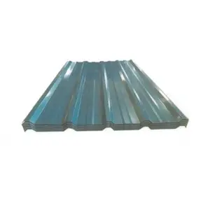 Plaques de toit en fer galvanisé de 0.5mm d'épaisseur, couleur bleue et noire, coutures debout