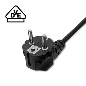 3 Pin Prong 90 Grados Iec C13 Ángulo Enchufe europeo Eu16a 250V Cable de alimentación de CA para computadora portátil Cable de alimentación de computadora de escritorio - Product Image 2