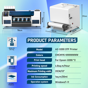 Mới DTF Máy In Máy In A3 Bộ Epson 3200 In Chuyển <span class=keywords><strong>T</strong></span> Áo Sơ Mi Vải Trang Phục Máy In I3200 DTF Máy In Grossiste - Product Image 5