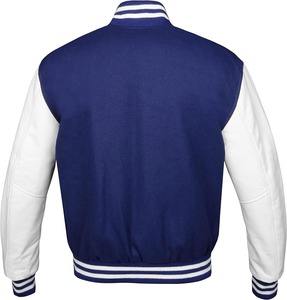 Veste en cuir tissé unisexe de qualité supérieure de haute qualité Varsity Baseball Letterman Style décontracté Stand printemps broderie coupe-vent - Product Image 2