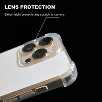 Couverture de téléphone portable antichoc 2d Transparent Sublimation coque de téléphone vierge pour Iphone 12 13 15 14 Pro Max