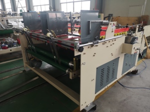 Press Type Semi Automatic Lock Bottom Corrugated Box <b>Folder</b> Gluer Pressing Gluing Machine - Product Image 5