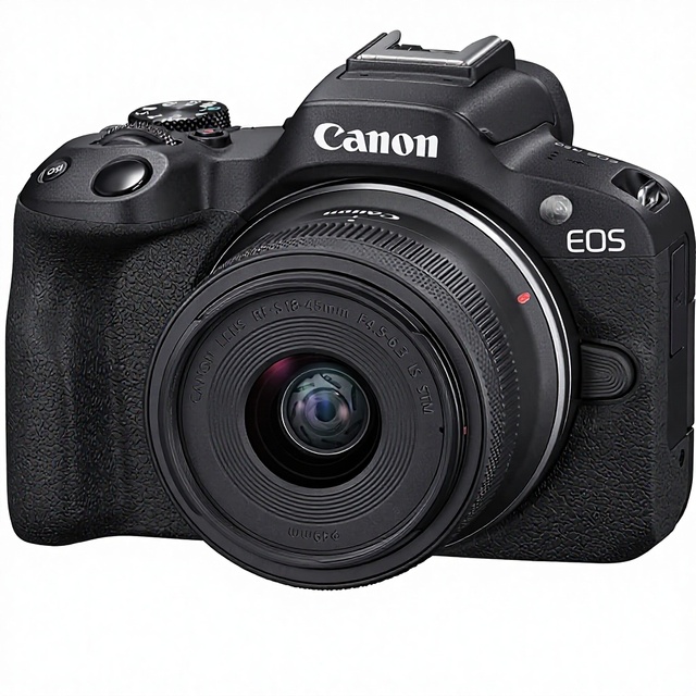 Ca Non R50 Mirrorless Camera With RF-S18-45mm F4.5-6.3 Is & RF-S55-210mm F5-7.1 Lenses CMOS Sensor Mirrorless Camera