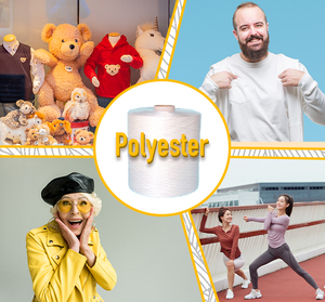 Hot <span class=keywords><strong>Polyester</strong></span> Viscose Pha Trộn Sợi 90% <span class=keywords><strong>Polyester</strong></span> 10% Viscose Pha Trộn Sợi <span class=keywords><strong>36S</strong></span>/1 Sợi Xoáy <span class=keywords><strong>Spun</strong></span> Mvs Cho Đan Dệt Giá Rẻ - Product Image 5