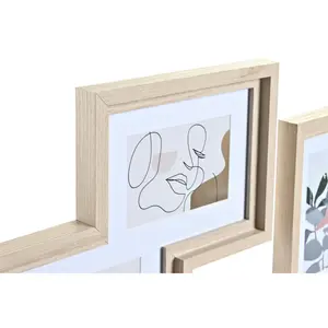 MARCO FOTO SET 5 MDF CRISTAL 40x1.5x50cm NATUREL - Product Image 2