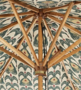 <span class=keywords><strong>Parasol</strong></span> de luxe blanc de 3 m pour extérieur, grand format, pour jardin et piscine, avec structure en bois robuste et système de poulie, pour terrasse et bases – Vente en gros - Product Image 6