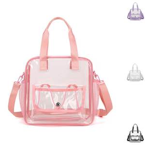 Bolso Tote Transparente de PVC para Natación y Viajes, Almacenamiento para Vacaciones - Product Image 1