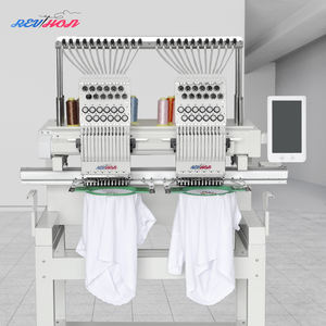 เครื่องปักอุตสาหกรรมแบบหลายหัว 2 หัว สำหรับงานปักเชิงพาณิชย์ ผลิตตัวอย่างด้วยคอมพิวเตอร์ ระบบอัตโนมัติเต็มรูปแบบ - Product Image 3