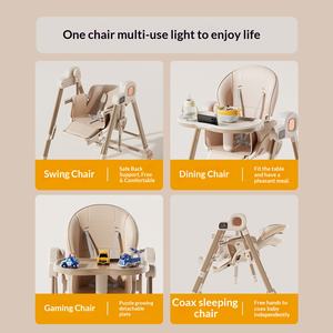 Electric Baby <strong>Rocker</strong> &amp; Dining Chair 2-in-1 | Auto Swing, Multi-functional Foldable High Chair for <strong>Infants</strong> 6-36 Months - Product Image 3