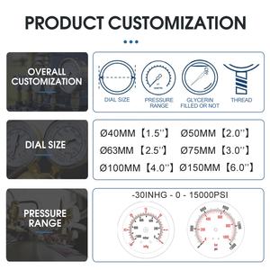<span class=keywords><strong>CO2</strong></span> ölçer 50mm 2.0 ''bira regülatörü karbon dioksit yedek basınç göstergesi 0-3500 Psi ile 1/4 ''G sağ-handed giriş konu - Product Image 4