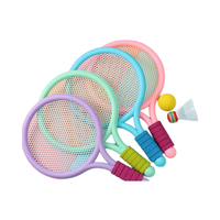 Raquette d'entraîneur de sport pour enfants Mini Badminton balle de Tennis jouet éducatif interactif en plastique
