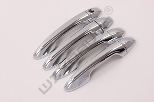 WZXD Exterior Accessories CHROME <b>DOOR</b> HANDLE COVER <b>TRIM</b> for 2015 for 2016 2018 for 2019 - Product Image 3