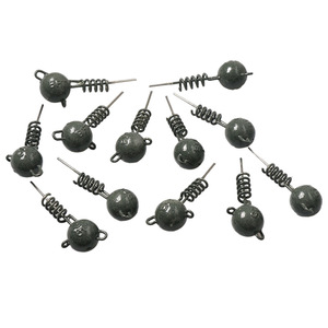 Plomos de pesca tipo bola de 5g, 7g, 10g, 15g, 20g, 25g, 30g, 50g, con diseño de resorte antienredos y rosca para pesca con señuelos. - Product Image 1