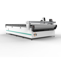 Maquinaria De Corte Textil Hogar numériseur motif Cutter automatique CNC vêtements tissu découpeuse avec couteau rotatif coupe
