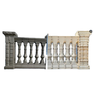 Molde de balaustre de vientre de flor de hormigón de alta calidad para decoración de jardín molde de pasamanos de precisión - Product Image 1