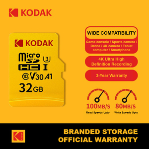 การ์ดหน่วยความจำ KODAK 32GB TF สำหรับโทรศัพท์มือถือและการบันทึกวิดีโอ 4K Ultra HD - Product Image 5