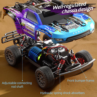 Véhicule tout-terrain RC de drift haute vitesse sans balais 2,4 GHz entièrement proportionnel 4x4, modèle jouet, vitesse 70 KM/H