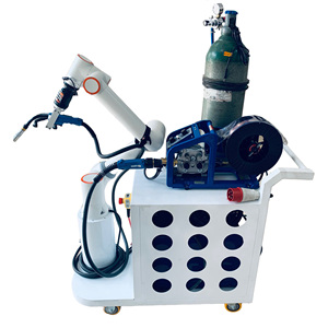 Robot de Soldadura Inteligente con Ruedas, Brazo Robótico Industrial con Máquina de Soldadura MIG para Automatización de Secciones de Fabricación - Product Image 4
