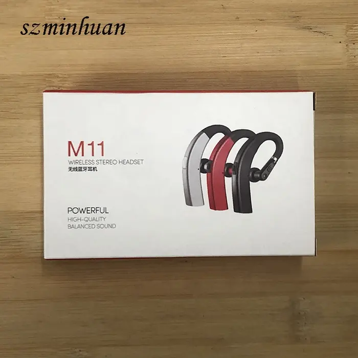 M11 Earphone Suara Surround <span class=keywords><strong>Nirkabel</strong></span> Logam Kualitas Tinggi Headphone In Ear dengan Mikrofon