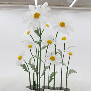 Handmade Large Artificial Giant Silk Daisy <strong>Flower</strong> Realistic Floral Arrangement For Weddings Window Display In Shopping Malls - Product Image 3