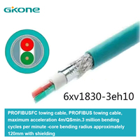 Câble de contrôle industriel Siemens Original 100% Neuf 2 Cœurs PLC Standard PROFIBUS FC GP 6XV1830-0EH10 en Stock Isolation PVC