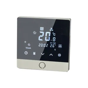 Sistema di riscaldamento del termostato cablato a temperatura Touch Screen per il riscaldamento a pavimento dell'acqua