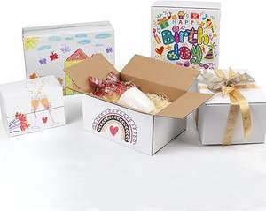 Kraft Wysylka Biale pudelko z tektury falistej, opakowanie kartonowe - Product Image 4