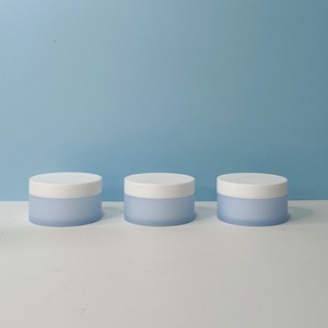 Custom 100g 150g Scrub <b>Jars</b> PP Round Wide Mouth Flat Empty Double Wall <b>Plastic</b> Cream <b>Jar</b> with Lid for Hair Care - Product Image 5