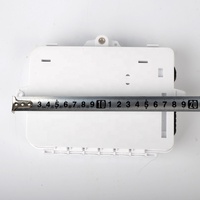 Boîtier de terminaison optique FTTH blanc en ABS 2, 4, 6 cœurs, boîte de raccordement NAP ODP FAT, distribution de fibre optique pour applications de jonction de fibres