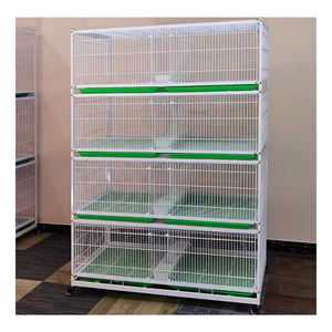 Tasarım damızlık 3 katmanlı 4 kapı tel yarış güvercin kafesleri - Product Image 2