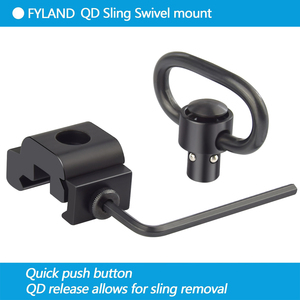 OEM feyachi QD Sling xoay gắn kết, QD Sling tập tin đính kèm với nút nhấn cho PT/<span class=keywords><strong>Weaver</strong></span> gắn cơ sở nhanh chóng tách/phát hành - Product Image 4