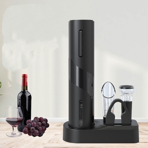 L Manufacturers Sell ABS Portable Plastic Wine Bottle Opener Cork Screw Electric Wine Opener Set - Product Image 3