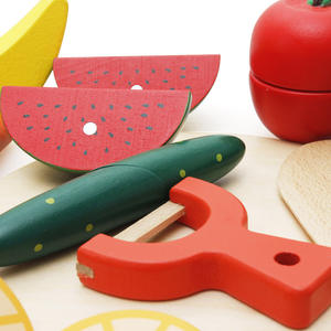 CROWN ART Giocattolo Educativo in Legno per Bambini, Modello di Frutta e Verdura 5076, 5-7 Anni, Casa delle Bambole, Simulazione, Mobili in Scala 1/6 - Product Image 2