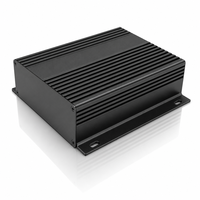 Boîtier en aluminium sur mesure pour projet électronique de carte de circuit imprimé, usage industriel, boîtier en aluminium anodisé argenté noir, boîtier en aluminium sur mesure