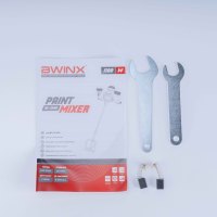 Mélangeur de peinture électrique BWINX 1100W, mélangeur de peinture manuel industriel, outil pour poudre, mini mélangeur de peinture portable