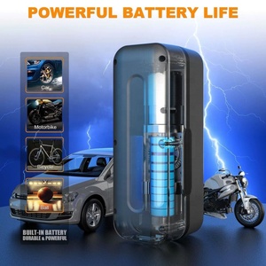 Nuevo Compresor de Aire Portátil Inalámbrico de 12V para Auto, con Manómetro Digital, 10000mAh, Monitor de Presión de Neumáticos, Luz de Emergencia - Product Image 4