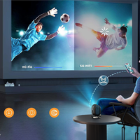 Xiaoming Flip Mini Portable 1080p Full HD LED LCD Home Cinéma Projecteur Vidéo avec Connexion USB Usine OEM ODM