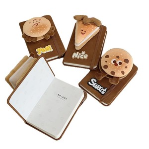 Cuaderno con Forma de Hamburguesa, Creativo y Lindo, de Alta Calidad, Personalizado de Fábrica, Bloc de Notas Portátil, la Mejor Opción de Papelería para Estudiantes - Product Image 3