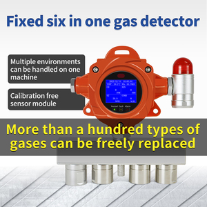 GTQ-YA-C100FT Fixed Wall Mountain Multi Gas Detector 4 in 1 Gases with Multi Alarm Mode High Quality Sensitive Sensors - Product Image 5