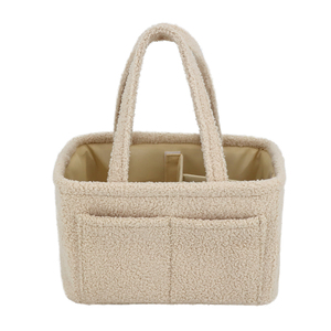 Bolsa Organizadora de Pañales para Bebé, Diseño de Osito de Peluche, Asa Larga, Plegable, Portátil, Multifuncional, Esencial para Recién Nacidos - Product Image 1