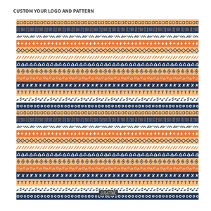 <span class=keywords><strong>Serviette</strong></span> de plage à rayures bleues 2021 compressée 200x200 taille Rpet serviettes de plage en <span class=keywords><strong>microfibre</strong></span> gaufrée Double impression - Product Image 5