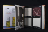 Catalogue d'échantillons décoratifs premium portable – Catalogue compact d'échantillons de panneaux décoratifs pour présentations commerciales