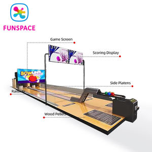Funspace Interior High End Design Entertainment Center <strong>Bowling</strong> Lane Coin Operated Shorter <strong>Bowling</strong> <strong>Alley</strong> Mini <strong>Bowling</strong> Machine - Product Image 3
