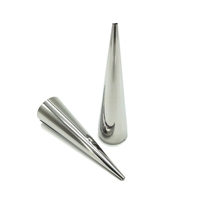 1 pièce, moules à cornets de crème en acier inoxydable, tubes coniques pour croissants, moules à pâtisserie, outils de décoration de gâteaux, accessoires alimentaires