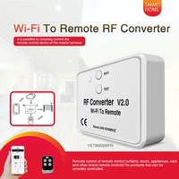 Convertisseur Wifi vers RF multi-fréquences 240 - 930 MHz, remplacement de plusieurs télécommandes par téléphone portable