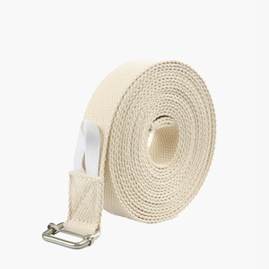 Tubu Sports Yoga Strap 180 Cm Polyester Cotton With Metal D <b>Ring</b> For Yoga <b>Stretching</b> And Fitness Training - Product Image 1