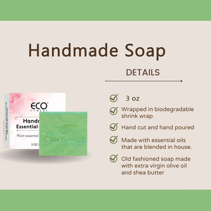 <strong>Tea</strong> <strong>Tree</strong> Handmade Coconut Oil <strong>Soap</strong> 3oz 85g Natural Cleansing <strong>Bar</strong> Balances Skin PH Control Relieves Irritation for - Product Image 1