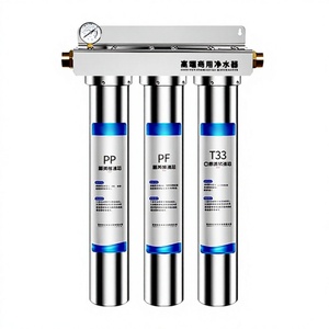 Machine d'ultrafiltration en acier inoxydable 304 pour purificateur d'eau de Shenzhen, idéale pour les salons de thé et les boissons glacées, avec filtration de niveau 3. - Product Image 1